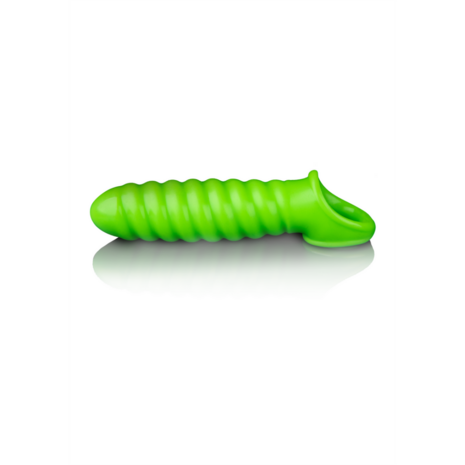 Swirl Rekbare Penis Sheath - Glow in the Dark