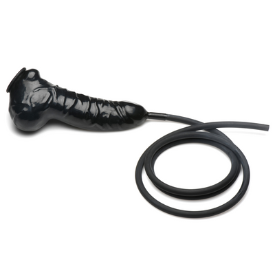 Guzzler - Realistische Penis Sheath met Tube - Zwart