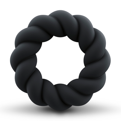 Twist - Non-Vibrating Cockring - Zwart