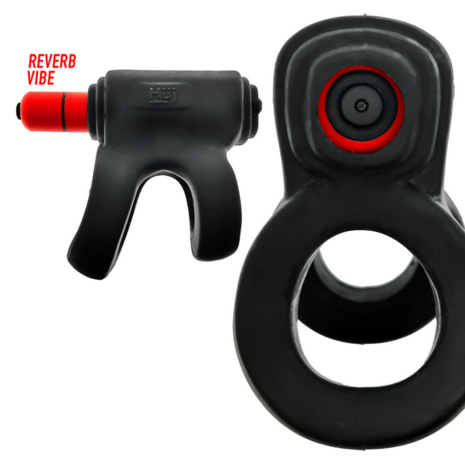 Revhammer - Shaft Vibe Ring - Tar Ice / Red