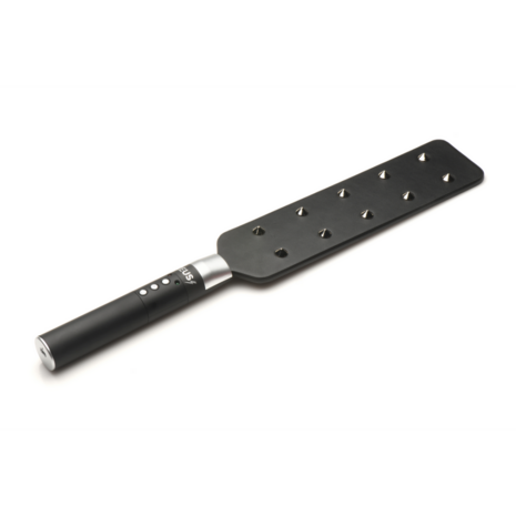 E-Stim Spiked Paddle - Black