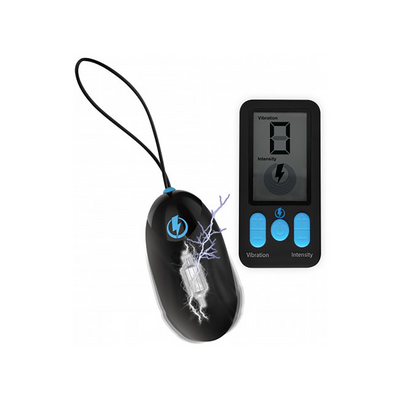 Vibrating and E-Stim Silicone Egg + Remote Control