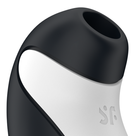 Orca - Air Pulse Stimulator and Vibrator - Black/White