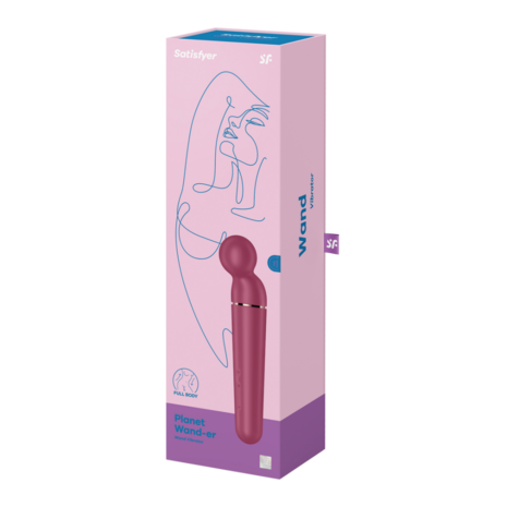 Planet Wand-er - Wand Vibrator - Berry/Rose Gold