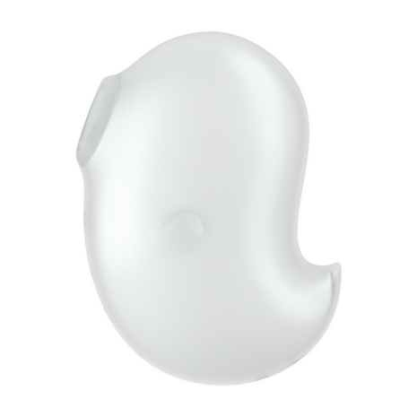 Cutie Ghost - Air Pulse Vibrator - White