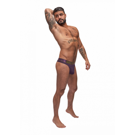 Enhancer Thong - S/M - Aubergine