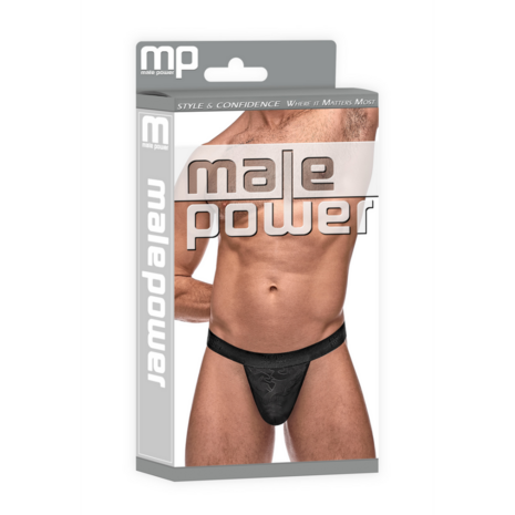 Micro G-String V - L/XL - Zwart