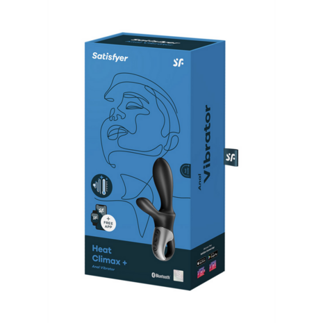 Heat Climax - Verwarmende Anale Vibrator - Zwart