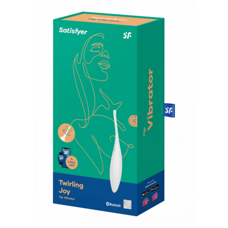 Draaiende Vreugde - Tip Vibrator - Wit