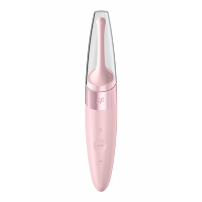 Draaiende Verwennerij - Tip Vibrator - Oud Roze