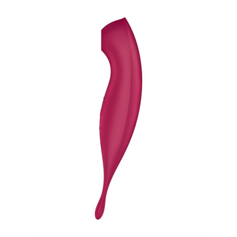 Twirling Pro - Tip Vibrator met App - Donkerrood