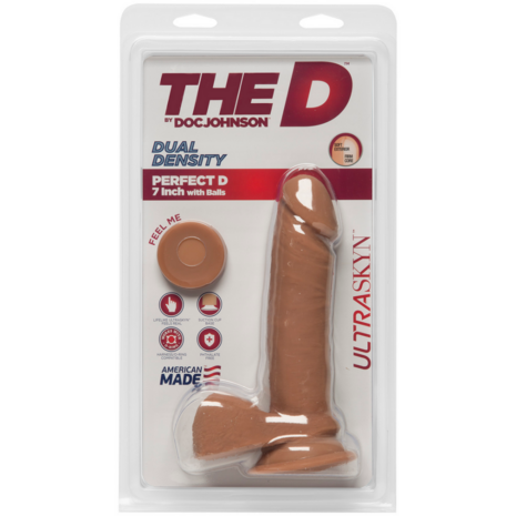 Perfect D - Realistic ULTRASKYN Dildo with Balls - 7 / 18 cm