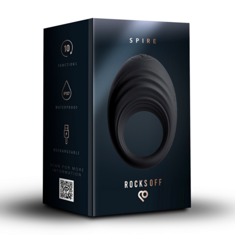 Spire - Vibrating Cockring - Black