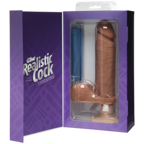 Vibrating ULTRASKYN Dildo - 8 / 20 cm