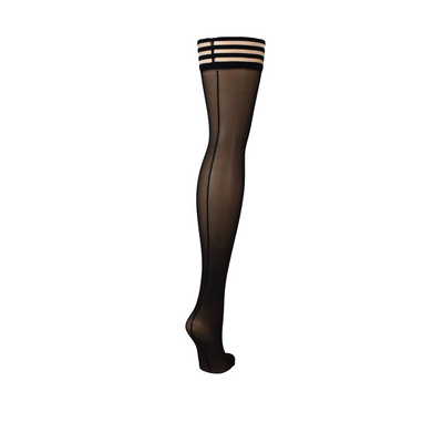 Lois - Thigh High - A - Zwart