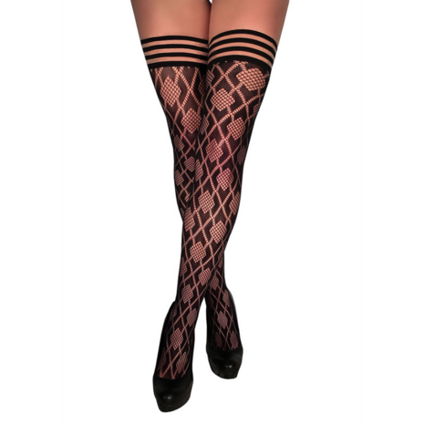 Elle - Thigh High - A - Zwart