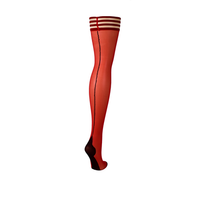 Monica - Thigh High - C - Rood