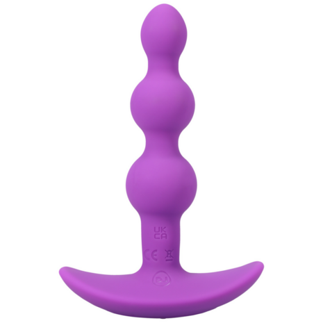 Beaded Vibe - Silicone Anal Plug with Remote Control