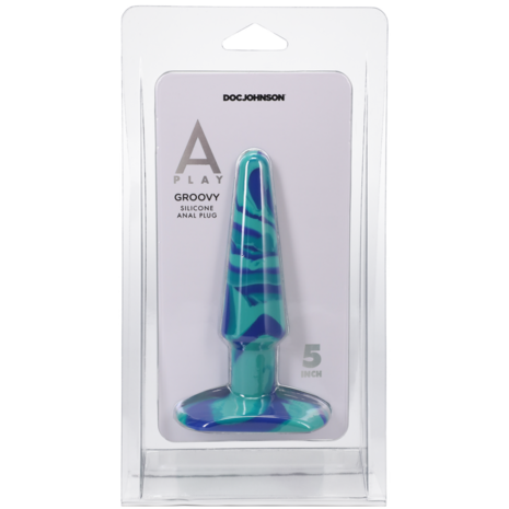 Groovy - Silicone Anale Plug - 5 / 12 cm - Ocean