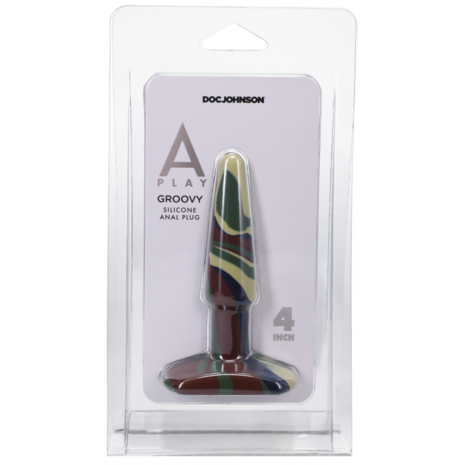 Groovy - Silicone Anale Plug - 4 / 10 cm - Camouflage