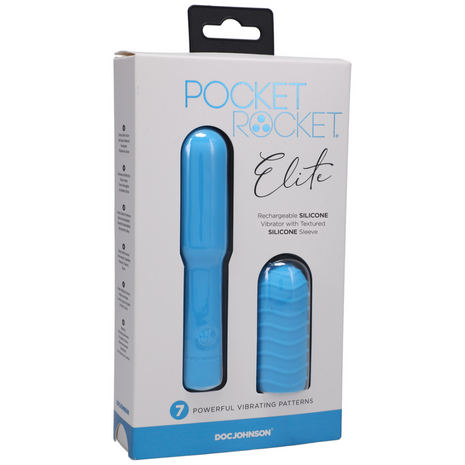 Elite - Mini Vibrator met verwisselbare opzetstuk - 4 / 10 cm