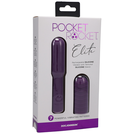 Elite - Mini Vibrator met verwisselbare opzetstuk - 4 / 10 cm