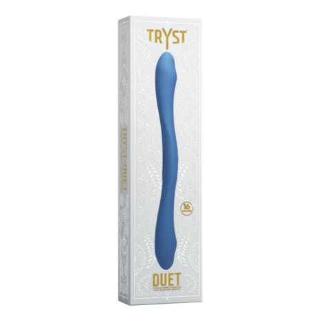 Duet - Double Ended Vibrator with Wireless Remote - Periwinkle