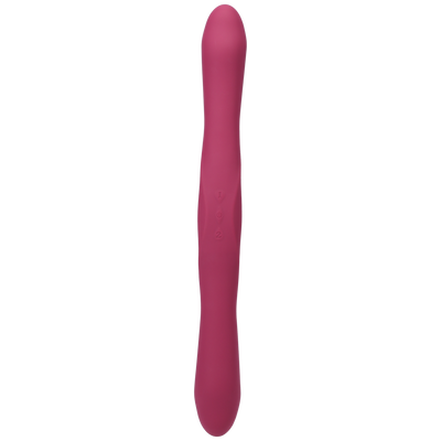 Duet - Double Ended Vibrator with Wireless Remote - Berry