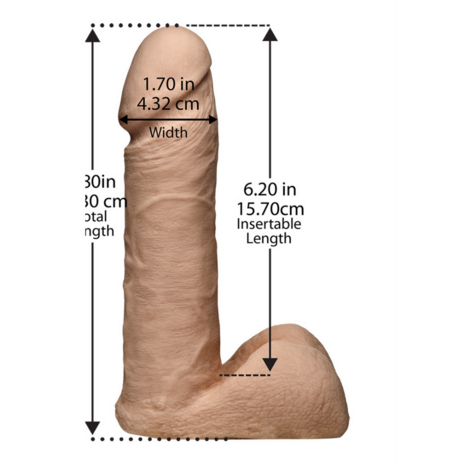 ULTRASKYN Harness en Dildo - 7 / 18 cm