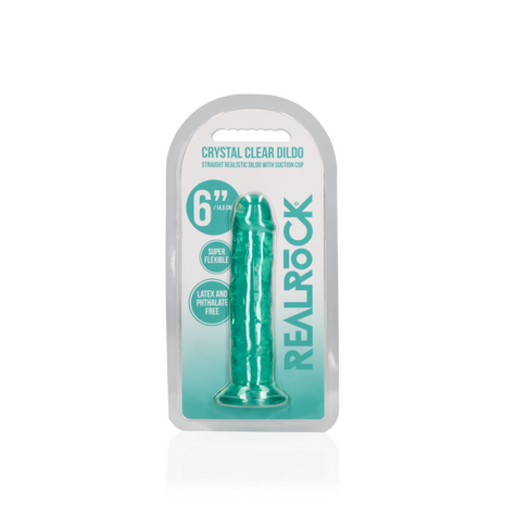 Straight Realistic Dildo with Suction Cup - 6'' / 14,5