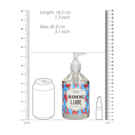 WANKING LUBE - Masturbatie Glijmiddel - 500 ml