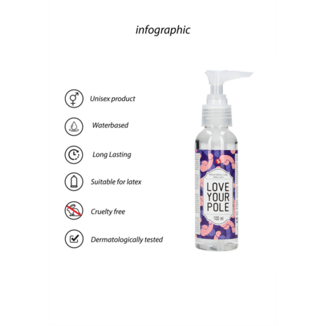 Love Your Pole - Masturbatie Glijmiddel - 3 fl oz / 100 ml