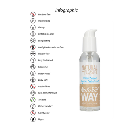 Vegan Waterbased Glijmiddel - 5 fl oz / 150 ml