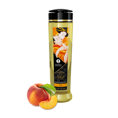 Erotic Massage Oil - Peach - 8 fl oz / 240 ml