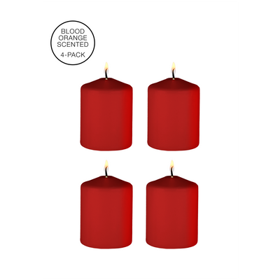 Tease Candles - Sinful - 4 Stuks - Rood