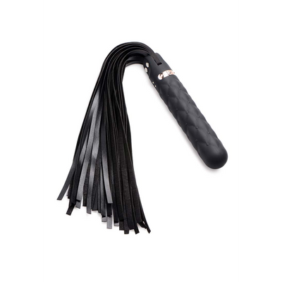 Vibra-Lasher - Vibrating Silicone Dildo Flogger