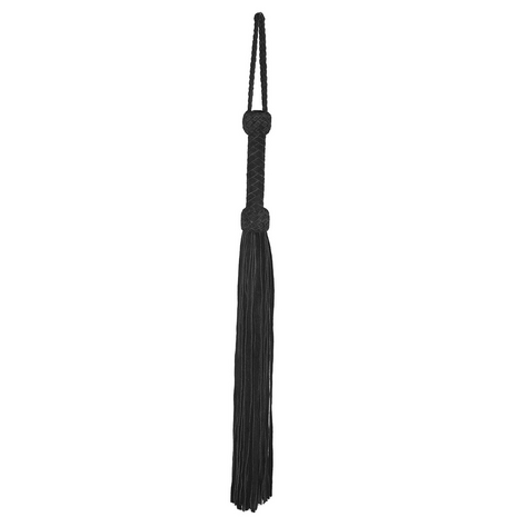 Leather Suede Flogger - Black