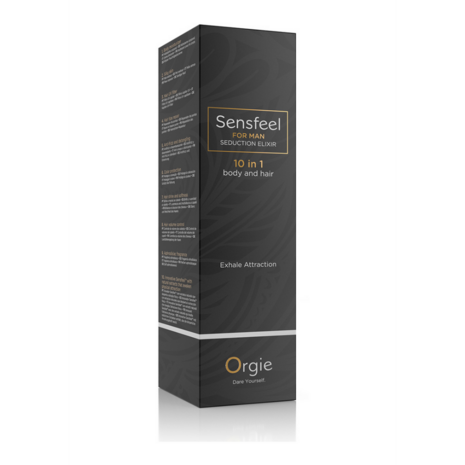 Sensfeel - Hair and Body Lotion with Pheromones for Men - 3.38 fl oz / 100 ml