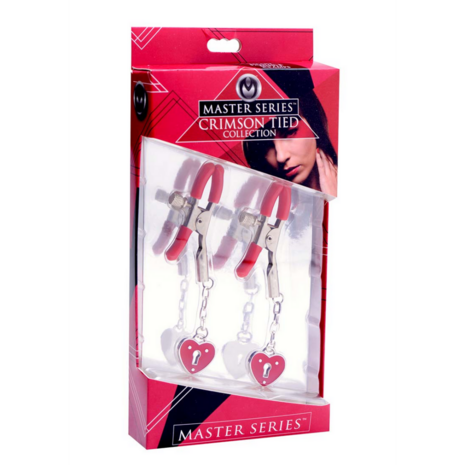 Charmed Heart Padlock - Nipple Clamps