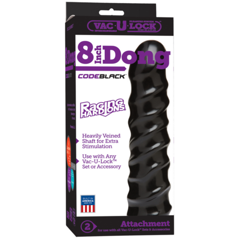 CodeBlack - Raging Hard Dildo - 8 / 20 cm