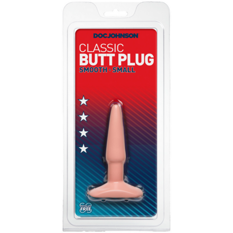 Classic Butt Plug - Klein - Vlees