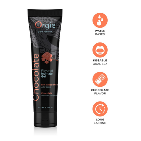 Lube Tube Chocolate - Waterbased Lubricant - 3 fl oz / 100 ml