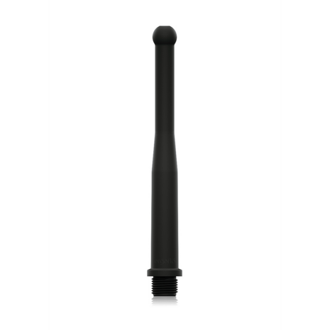 Ergoflo - Silicone Flex Tip for Anal Shower - 8 / 20 cm - Black