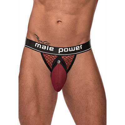 Cock Ring Jock - S/M - Bordeaux