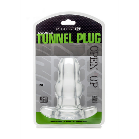 Double Tunnel Plug - Hollow Butt Plug - M