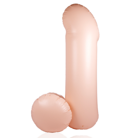 Opblaasbare Dildo - 55''/ 140 cm - Vleeskleur