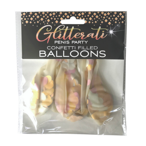 Glitterati - Penis Confetti Ballonnen