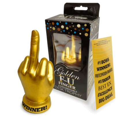 Golden F-U Funger - Trophy