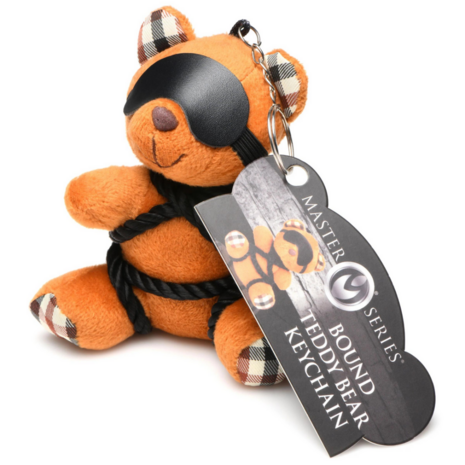 Rope Teddy Bear Keychain - Brown