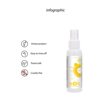 Fragrance Toy Cleaner - Lemon - 3 fl oz / 100 ml